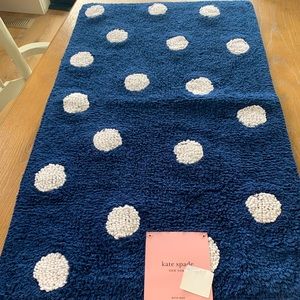KATE♠️SPADE super cute polka dot bath rug